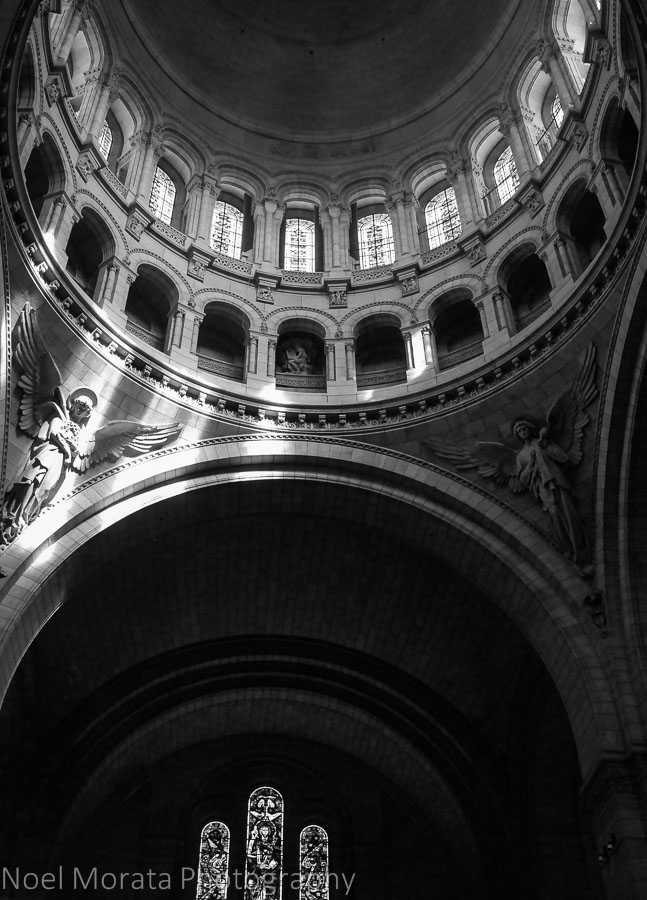 interior view of Sacre Coeur, Paris