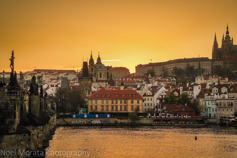 A first impression of Prague - Travel Photo Mondays - sunset in Prague