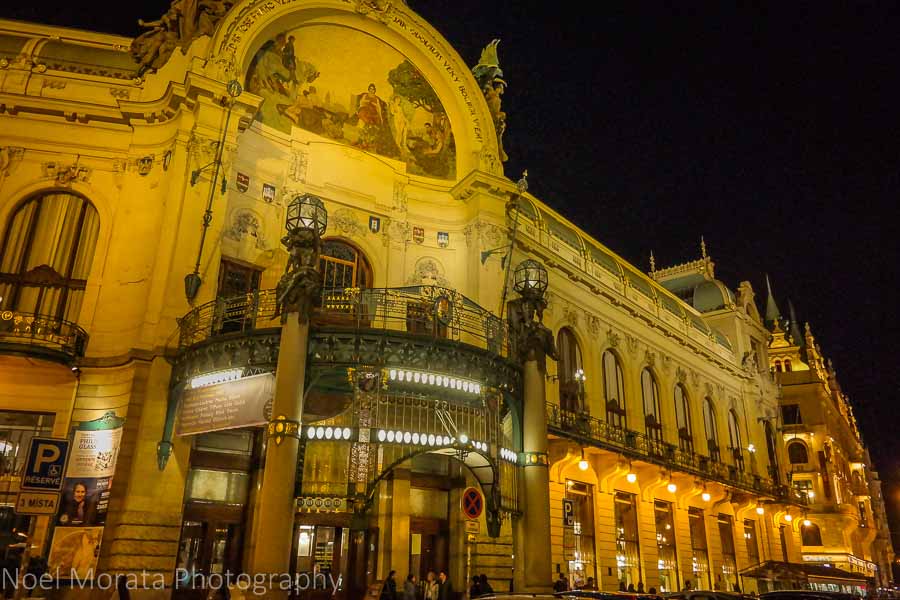 Municipal Hall - a concert hall venue and restaurants in Prague's old town