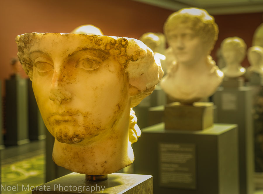 Roman busts and statuary at the Glyptotek