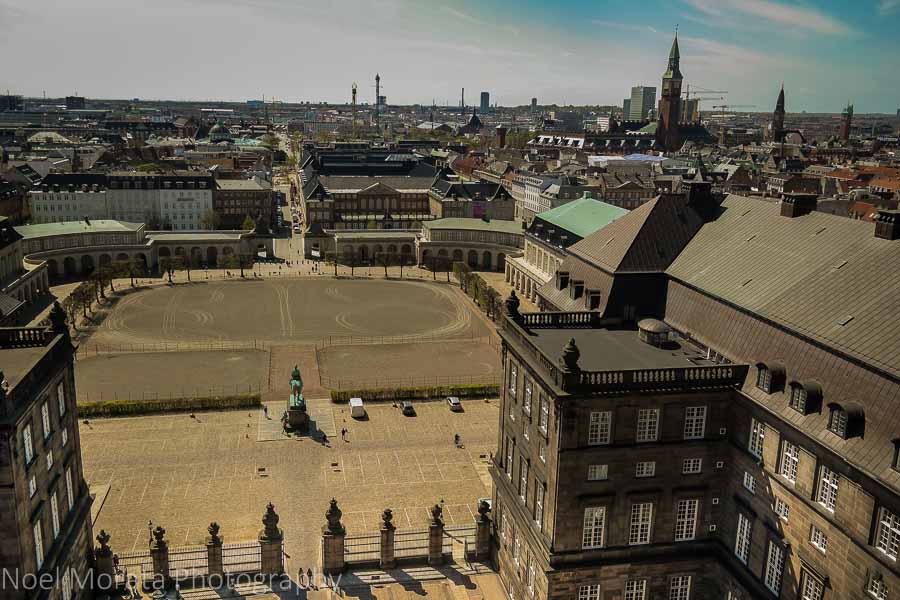 Slotsholmen in the old town of Copenhagen