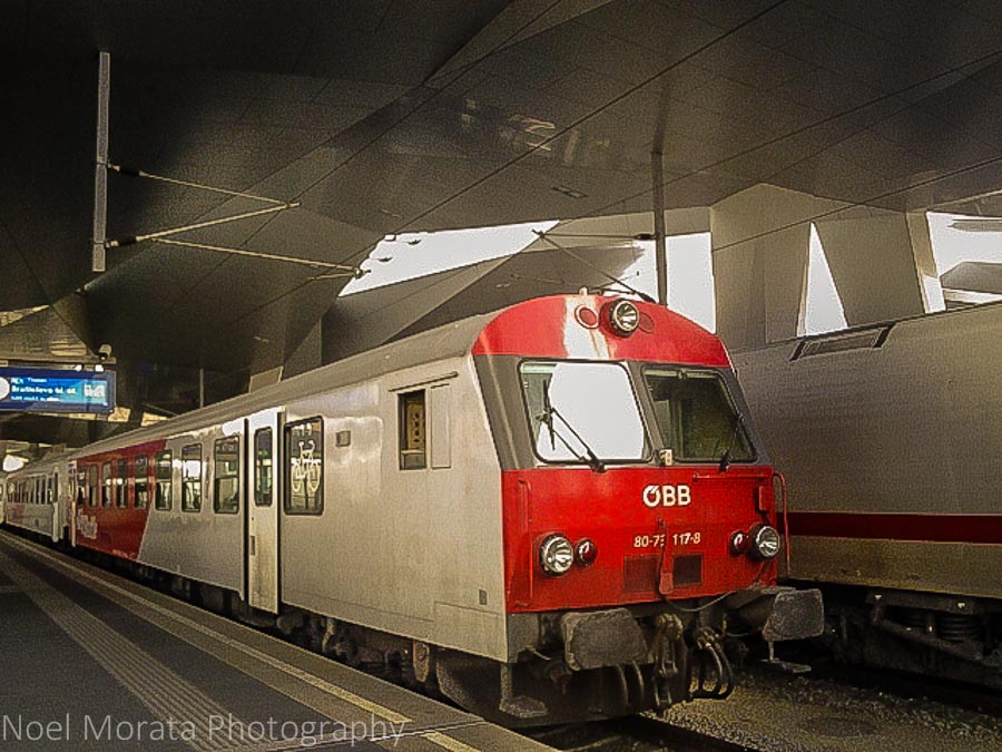 Vienna Hauptbahnhof - Eurail travel across Europe