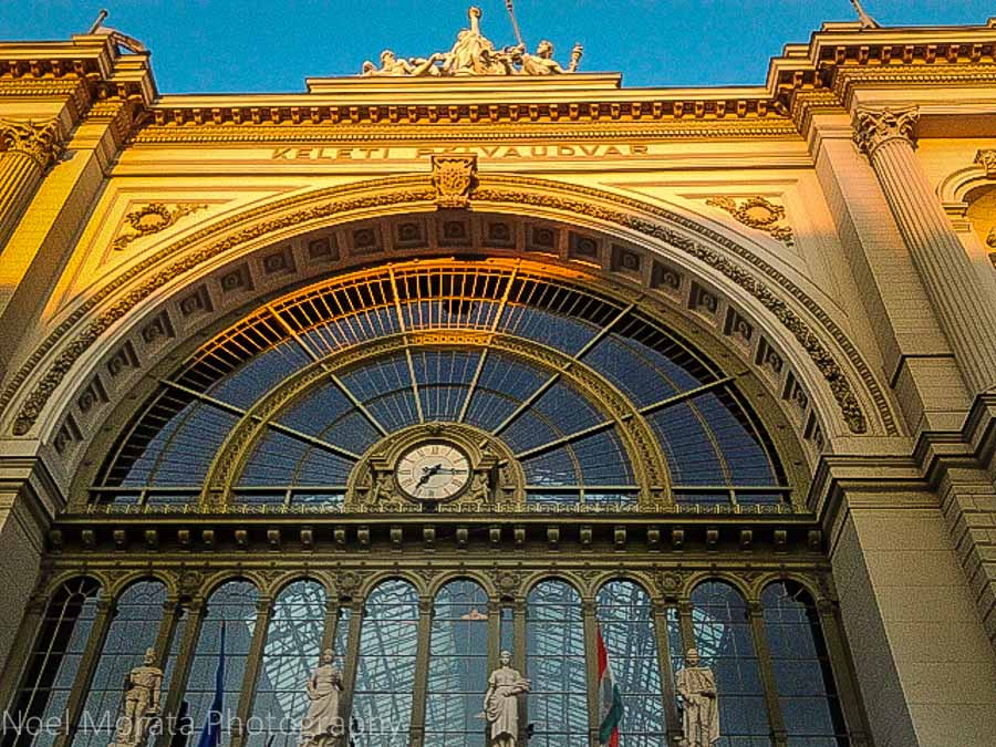 Classical designed train stations - Budapest main railway station