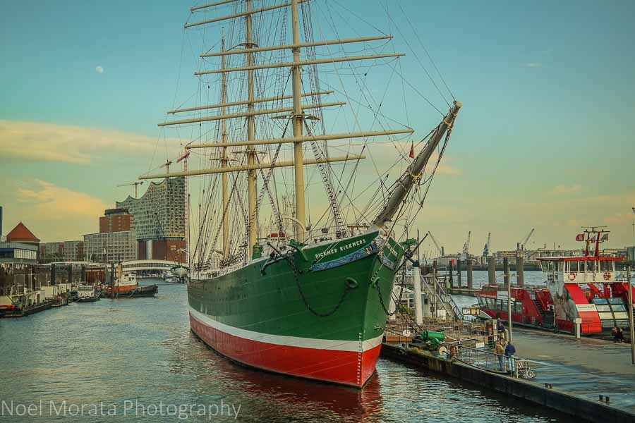 Hamburg's Museum and historic ship RICKMER RICKMERS
