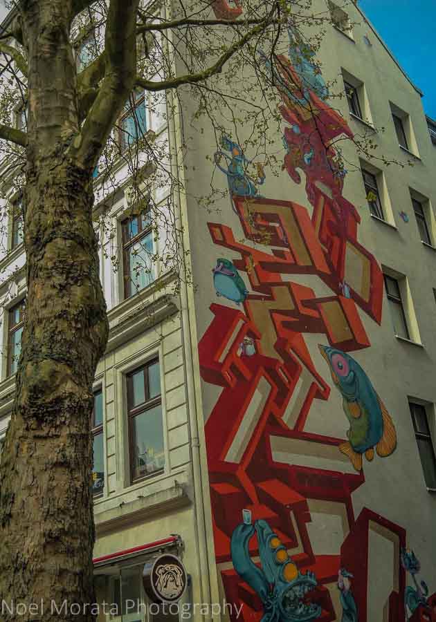 Street art in Schanzenviertel neighborhood, Hamburg