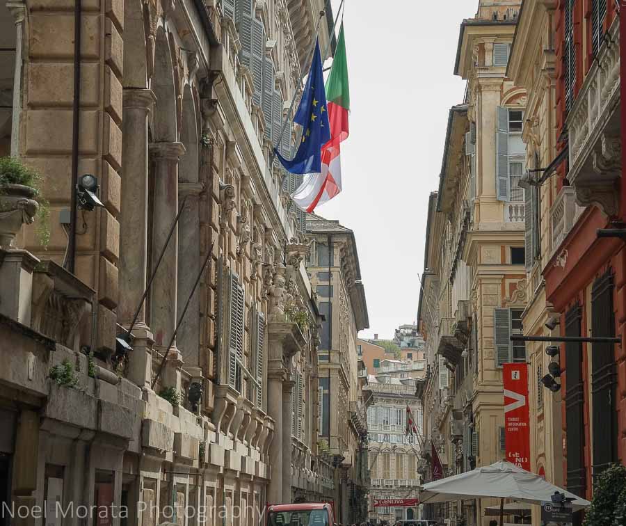 Via Garibaldi on the Strade Nuovi, Genoa, Italy