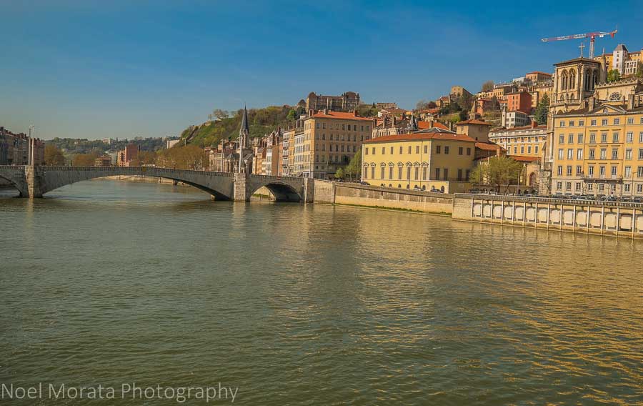 Scenic vista of central Lyon, A first impression of Lyon, France