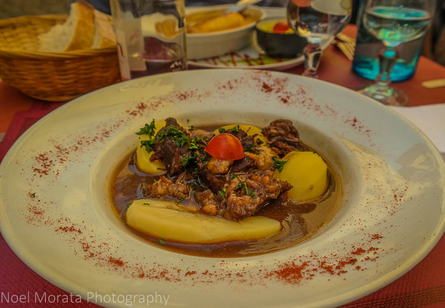 Cassoulet dish from a restaurant in the Vieux Lyon