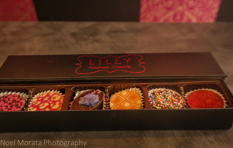 Hand made chocolates at Lilly Chocolates - A visit to Cleveland, Ohio