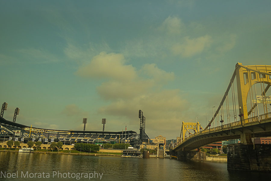 The ballpark on the Allegheny River - A first impression of Pittsburgh