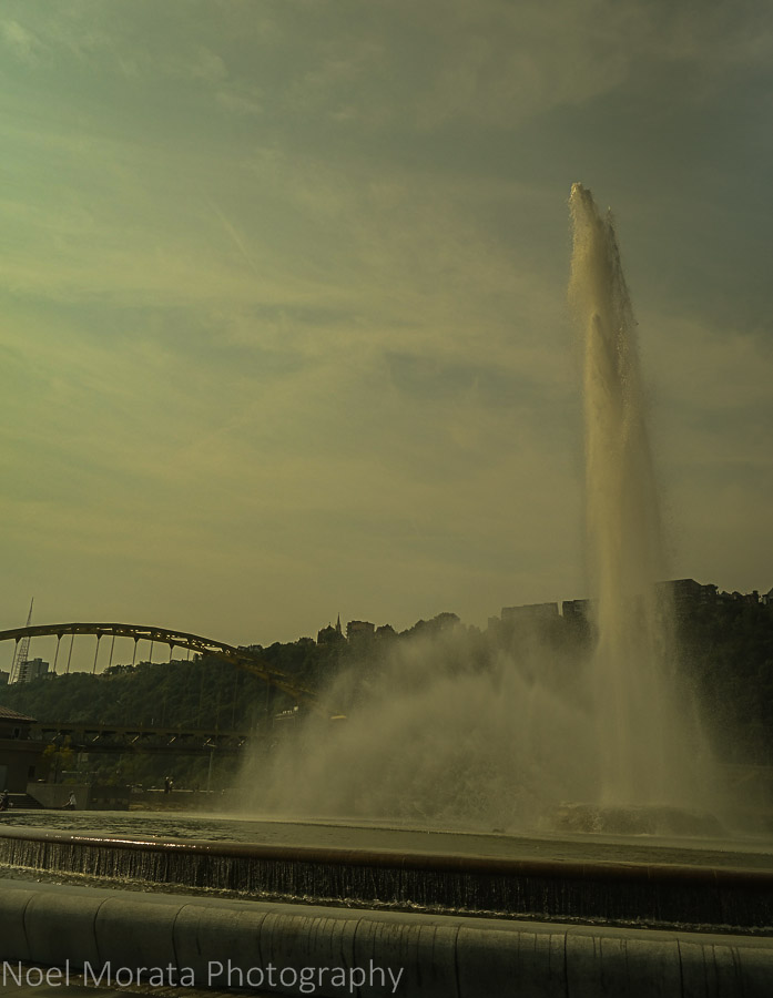Point state park and fountain - A first impression of Pittsburgh