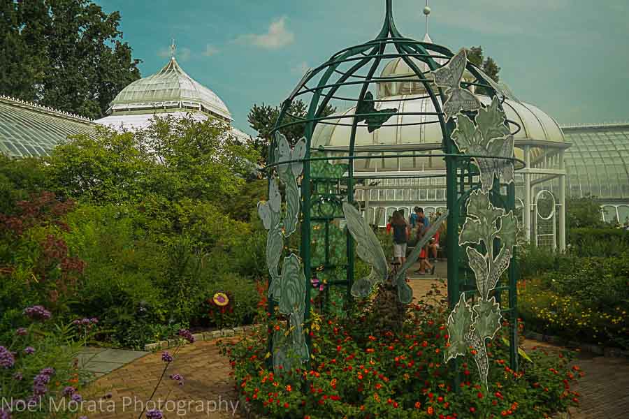Outdoor gardens - Phipps conservatory tour