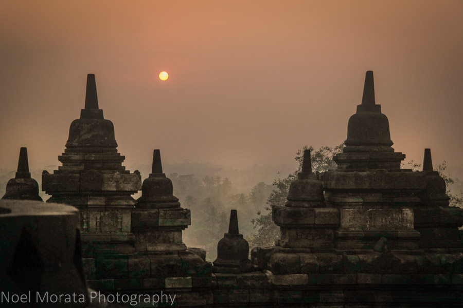 Sunrise at Borobudur,Indonesia