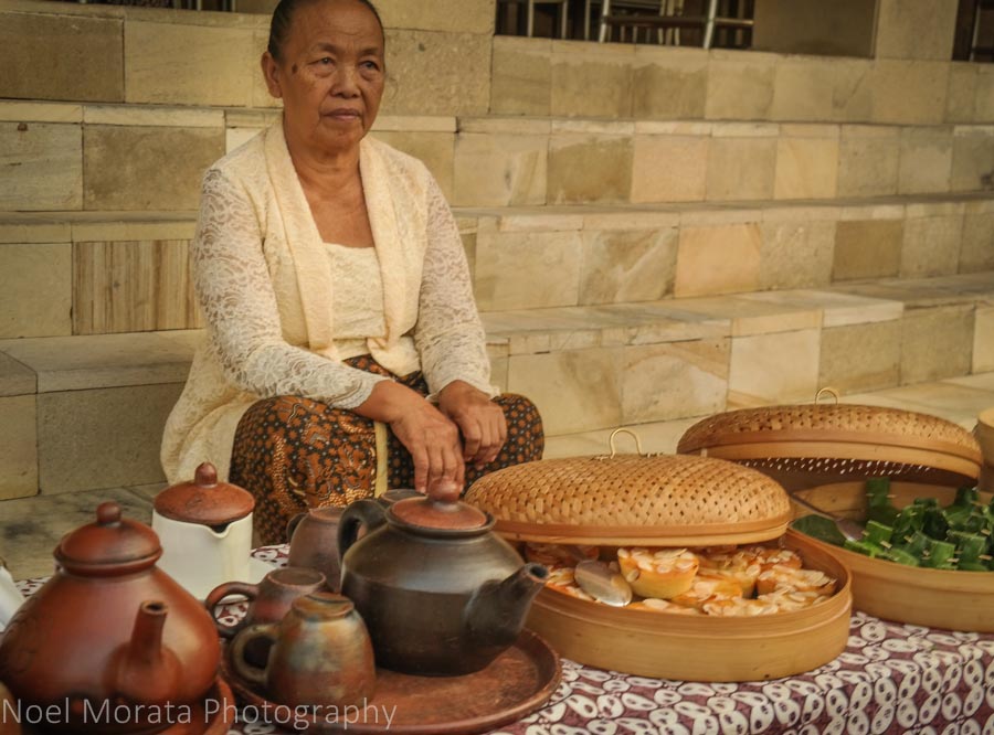 Tea service at Amanjiwo in Borobudur, Indonesia