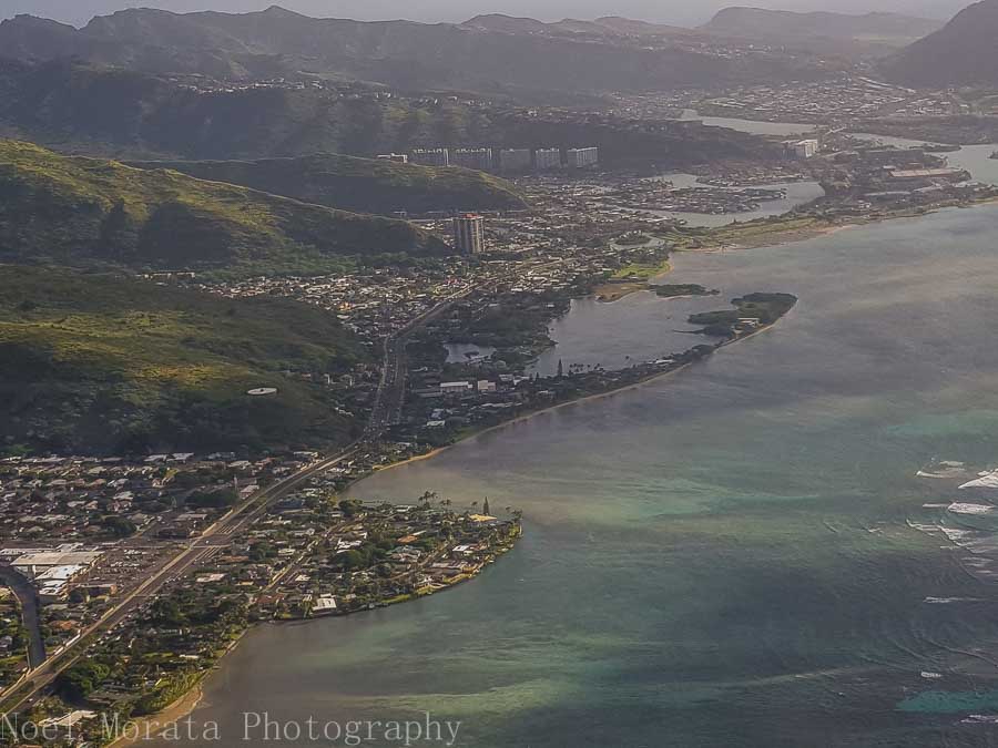 Oahu's eastern coastal area - Helicopter ride around Oahu