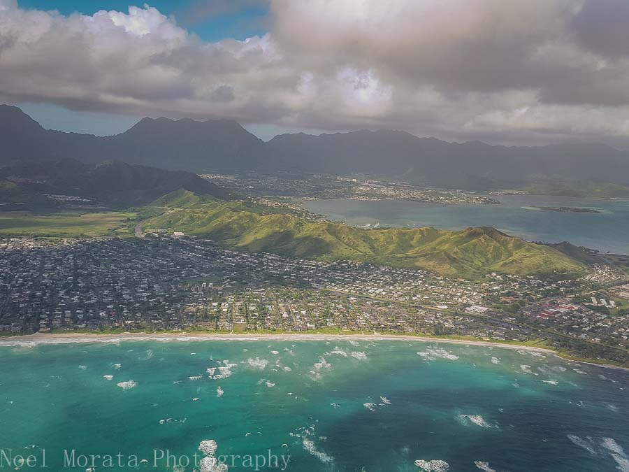 East Oahu's coastline- Helicopter ride around Oahu