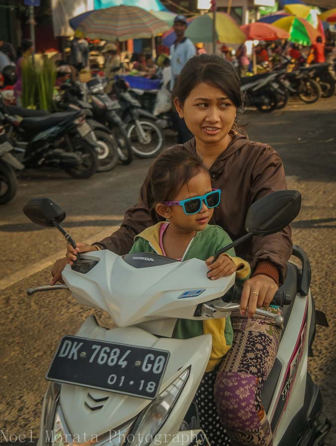 Traveling to the local market in Tabanan, Bali - Markets in Bali