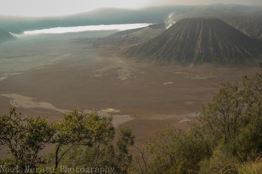 Lower lookout point of the Mt. Bromo caldera