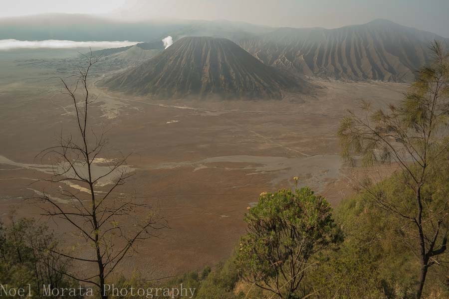 Lower lookout point of the Mt. Bromo caldera