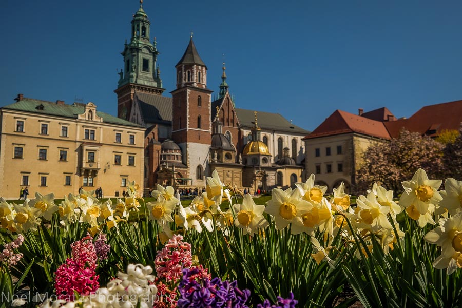Krakow's historic central district in Poland