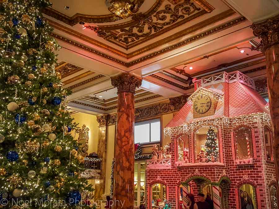 Fairmont Hotel Gingerbread house - Christmas in San Francisco