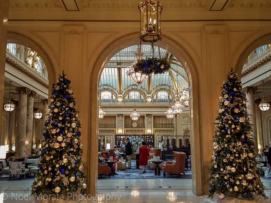 The Palace hotel decorations - Christmas in San Francisco