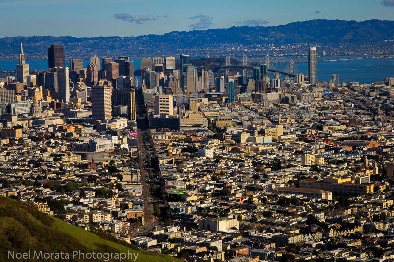 Twin Peaks view in San Francisco