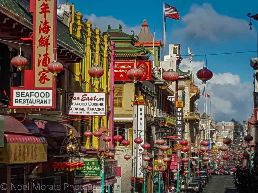 Chinatown and Eating and touring San Francisco
