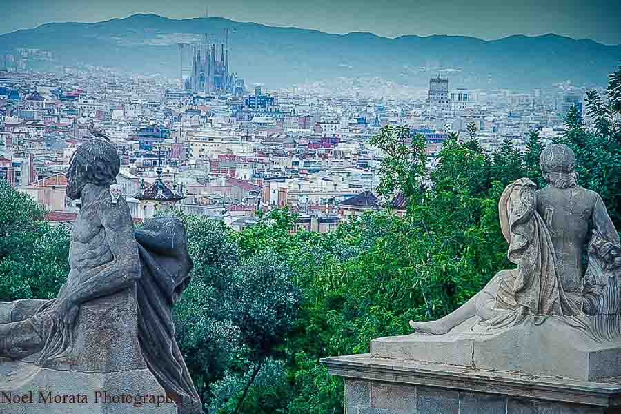 Barcelona views from Montjuic - Top food destinations around the world
