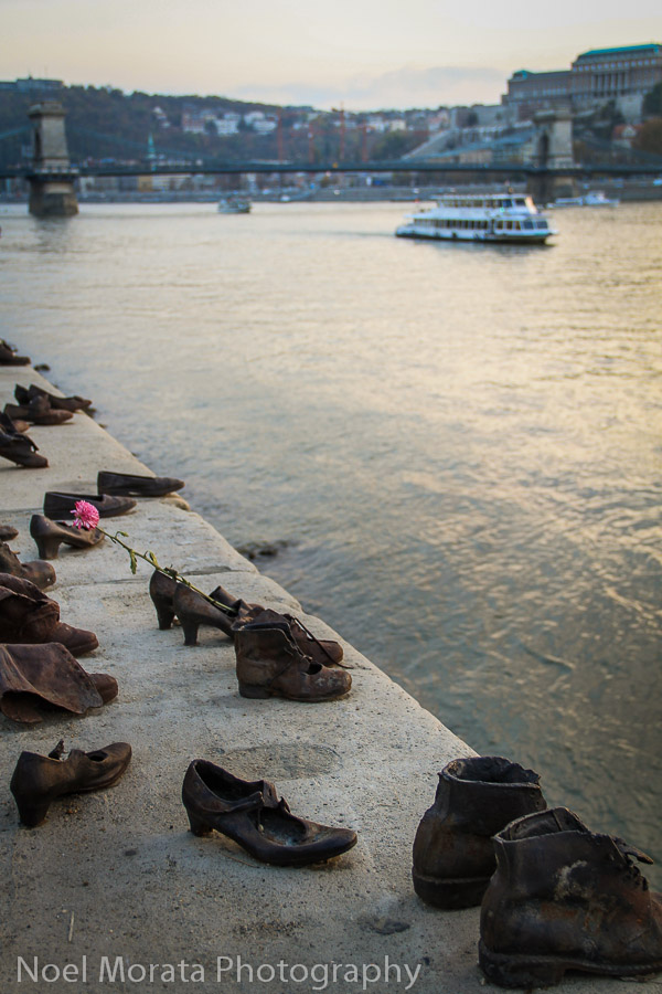 Holocaust memorial on the Danube - Best places to photograph Budapest, Hungary