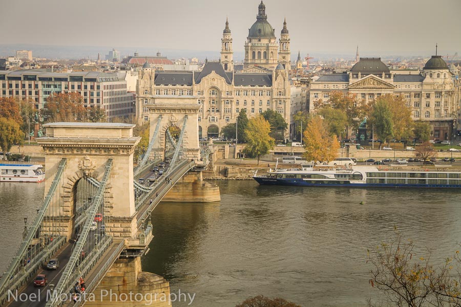 Chain bridge and Pest - Best places to photograph Budapest, Hungary