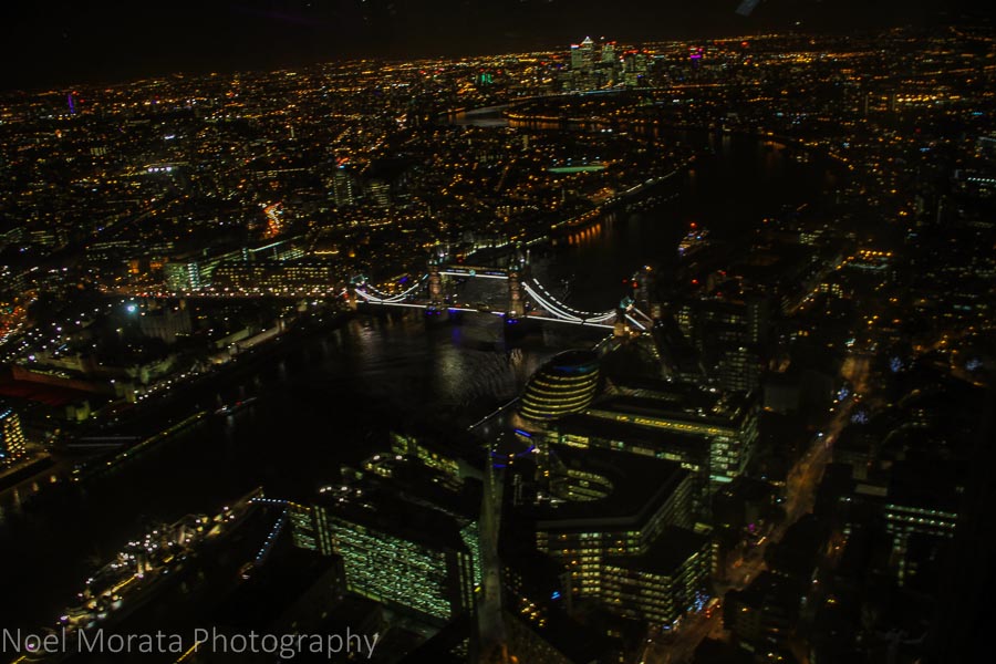 The view from the Shard - places to visit in London