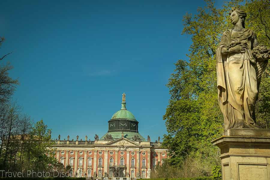 Royal entry to the Neues Palais or New Palace at Potsdam, Germany