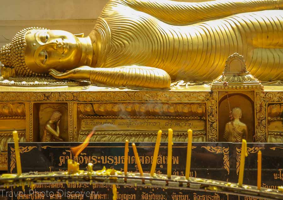 Buddha at the Golden Chedi Visiting Wat Phra That Doi Suthep