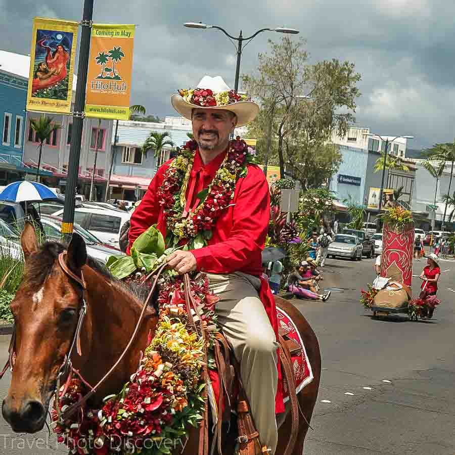 Merrie Monarch Parade In Hilo Hawaii