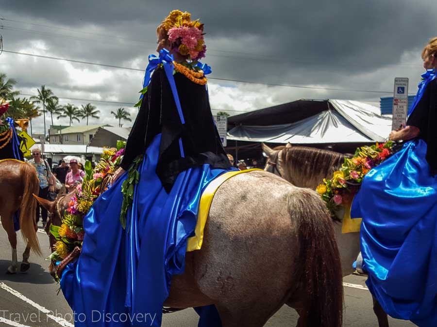The Merrie Monarch parade pau rider