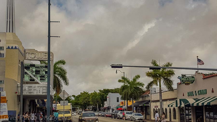 Main thoroughfare at Little Havana Miami food tour