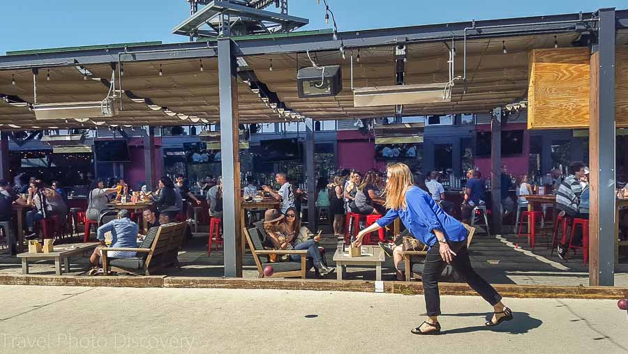 Bocce at Plank in Jack London Square Oakland