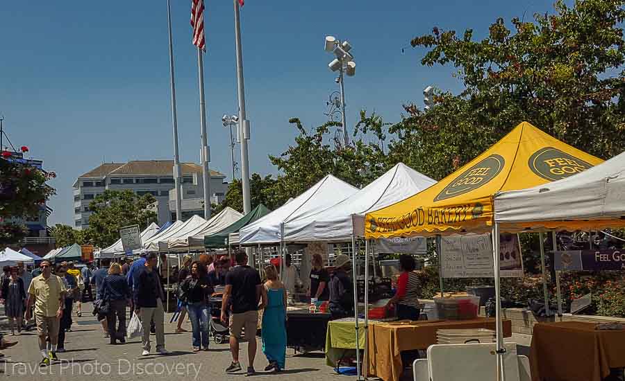 Food vendors at Jack London Square Oakland