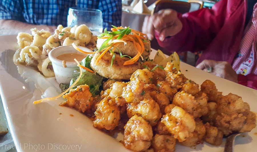 Appetizers at Scott's Seafood Grill and Bar at Jack London Square
