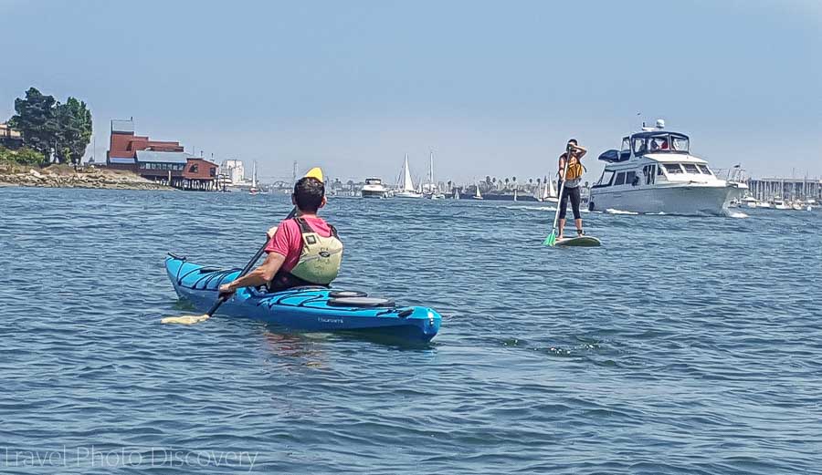 Kayaking in the estuary at Jack London Square Oakland