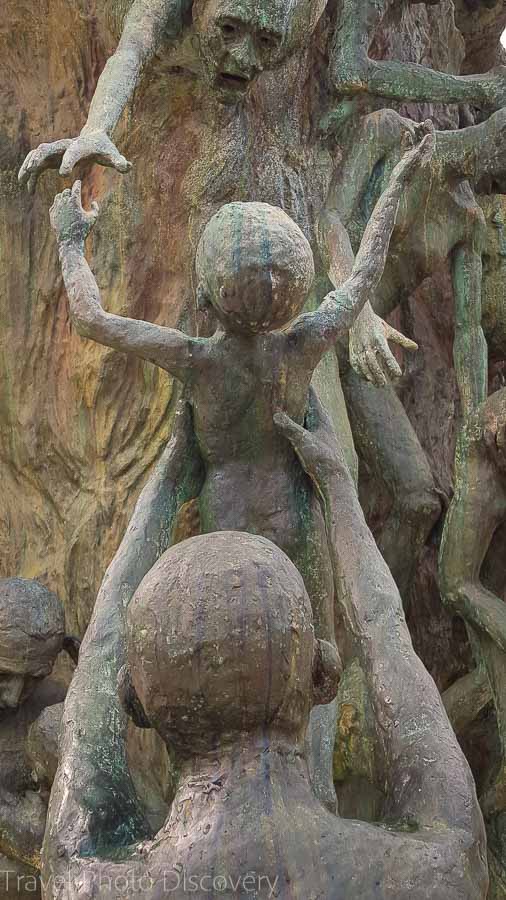 Sculpture bronze Holocaust Memorial Miami Beach