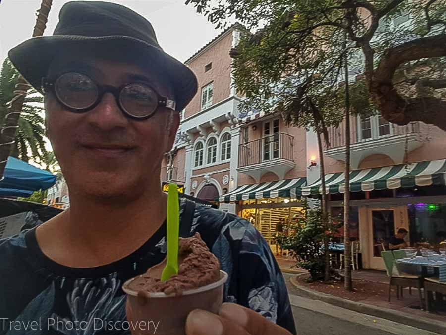 Gelato dessert South Beach food tour in Miami