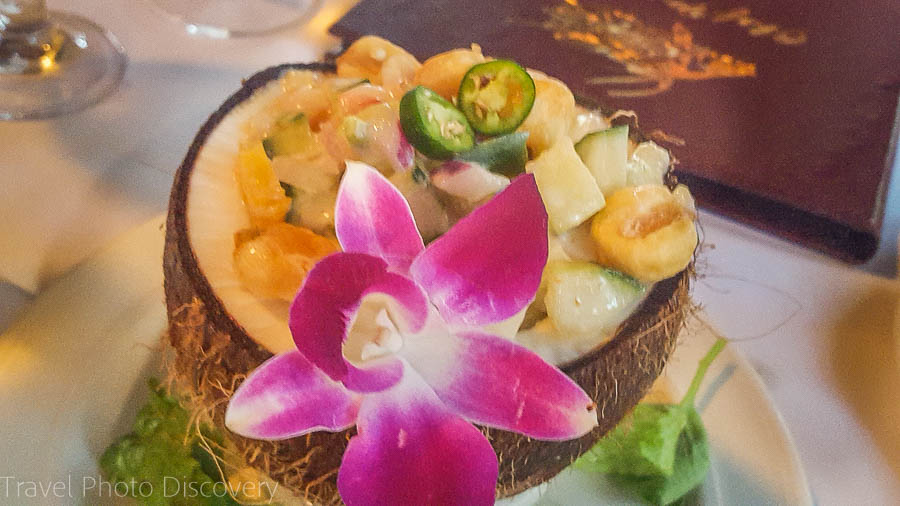 Coconut ceviche at Chef Michaels in Islamorada