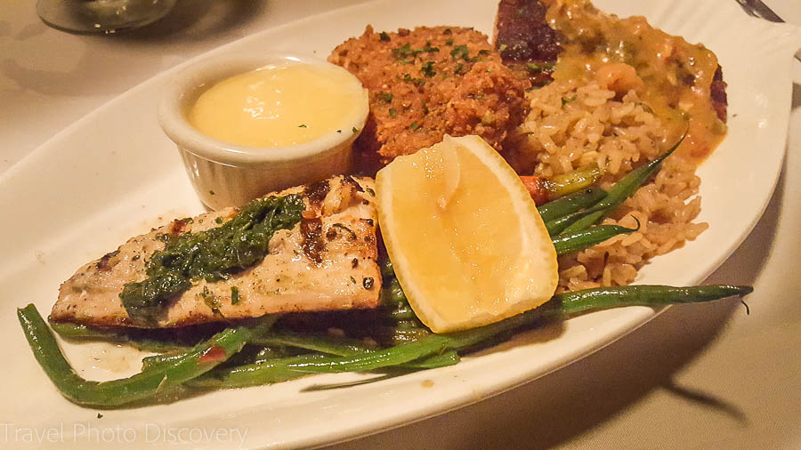 Fish three ways at Chef Michael's, Islamorada, Florida