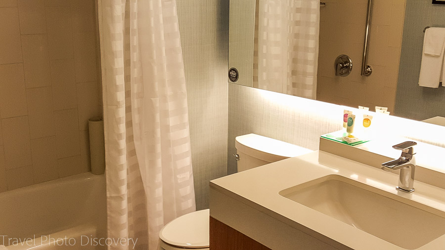Hyatt Place bathroom and amenities, Florida Keys