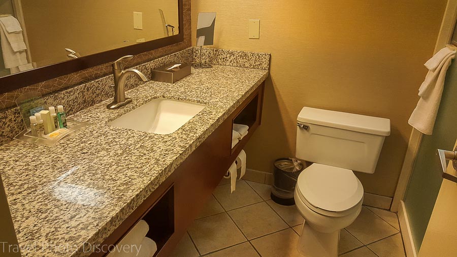 Holiday Inn bathroom, Cody Wyoming