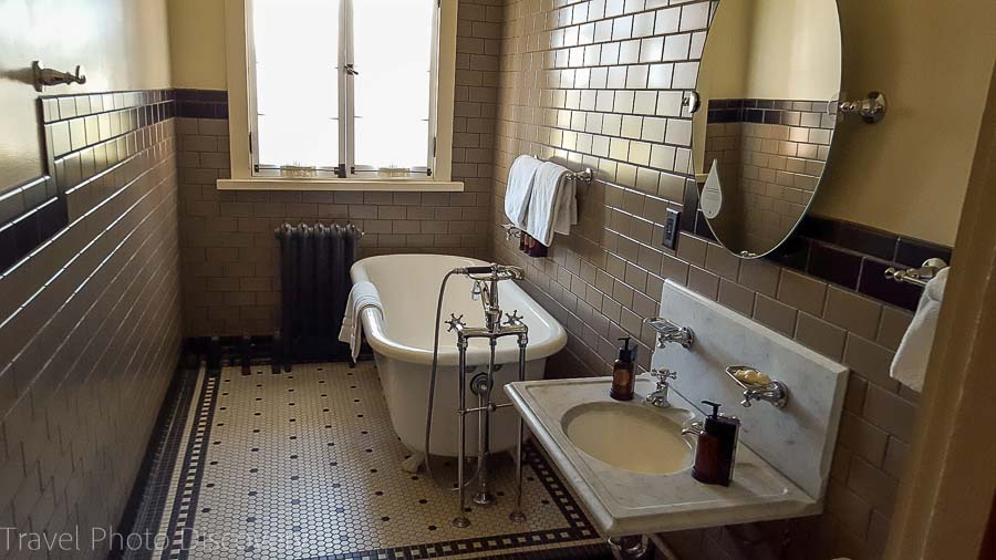 Bathroom at Old Yellowstone Inn in Yellowstone National Park