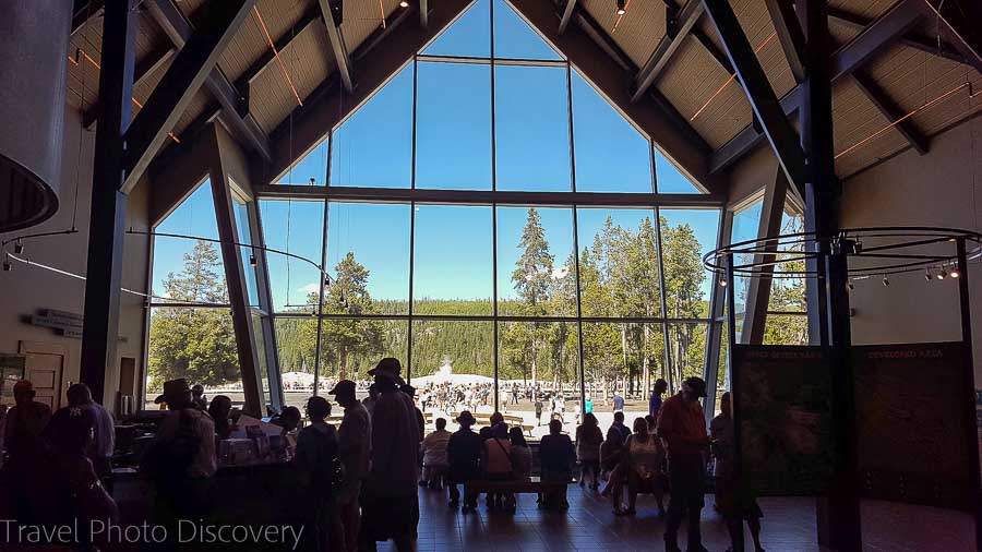 Yellowstone visitors center at Old Faithful area
