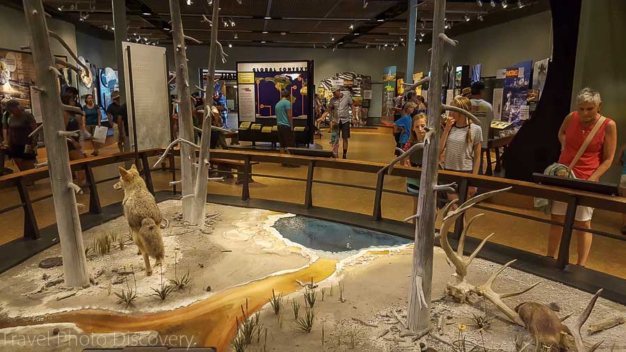 Yellowstone visitors center at Old Faithful area